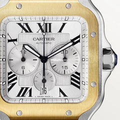 Santos De Cartr Chronograph Watch W2sa0008