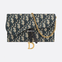 Small Saddle Pouch With Chain