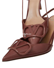 Vale Grvani Vlogo Signature Pumps For Women - Brown