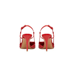 Vale Red Vale Grvani Vlogo Slingback Heels