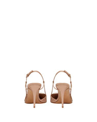 Vlogo 80 Leather Pumps In Beige - Vale Grvani
