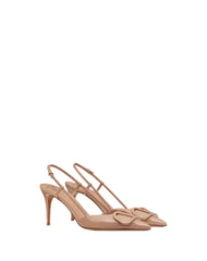 Vlogo 80 Leather Pumps In Beige - Vale Grvani