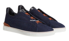 Zgna Cotton Denim Triple Stitch™ Sneakers 