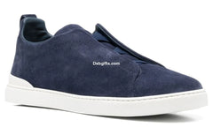 Zgna Slip-on Suede Sneakers 