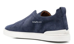 Zgna Slip-on Suede Sneakers 