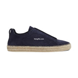 Zgna Suede Triple Stitch Espadrilles 