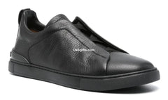 Zgna Triple Stich Leather Sneakers 