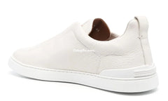 Zgna Triple Stich Leather Sneakers 