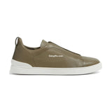 Zgna Triple Stitch Leather Sneakers 
