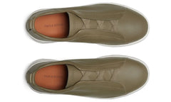 Zgna Triple Stitch Leather Sneakers 