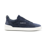 Zgna Triple Stitch Suede Sneakers 