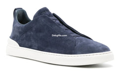 Zgna Triple Stitch Suede Sneakers 