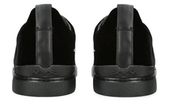 Zgna  Velvet Triple Stitch Sneakers 